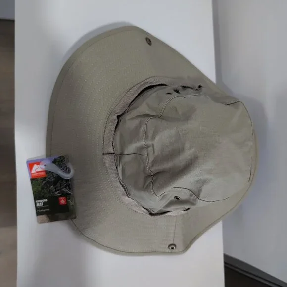 Ozark Trail Men's Outdoor Boonie Hat Size S/M NEW NWT Beige Stonewash - Picture 2 of 5